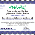 eWAC-6 continents-FT8