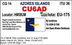 CU6AD 20220327 1500 12M FT8