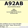 A92AB 20241124 2322 40M FT8