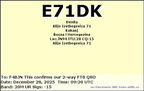 E71DK 20251228 0920 20M FT8