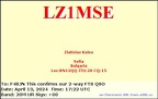 LZ1MSE 20240413 1722 20M FT8