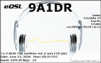 9A1DR 20260613 0933 10M FT8