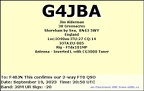 G4JBA 20230919 2050 20M FT8