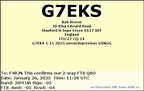 G7EKS 20250126 1128 20M FT8