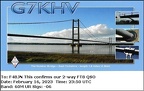 G7KHV 20230216 2350 60M FT8