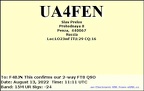 UA4FEN 20220813 1111 15M FT8