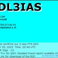 F-DL3IAS 20231025 2040 60m FT8