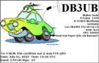 DB3UB 20250731 1956 17M FT8