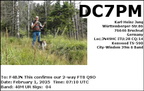 DC7PM 20250201 0710 40M FT8