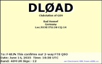 DL0AD 20250614 1838 40M FT8