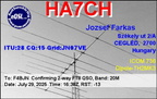 HA7CH 20250729 1638 20M FT8
