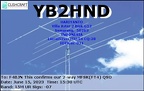 YB2HND 20230615 1530 15M MFSK