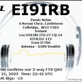 EI9IRB 20230321 2242 80M FT8