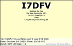 I7DFV 20251010 1510 20M FT8