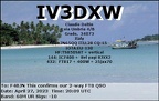 IV3DXW 20230427 2009 60M FT8