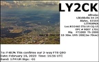 LY2CK 20230218 1656 17M FT8