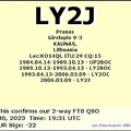 LY2J 20230630 1931 10M FT8