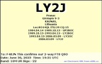 LY2J 20230630 1931 10M FT8