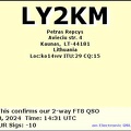 LY2KM 20240403 1431 15M FT8