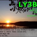 LY3BFH 20241102 1316 20M MFSK