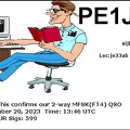 PE1JTU 20231220 1346 20M MFSK