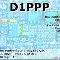 D1PPP 20230614 0713 15M FT8