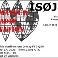 IS0JHX 20250117 2101 20M FT8