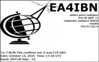 EA4IBN 20251015 1740 20M FT8
