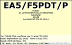 EA5-F5PDT-P 20250920 1625 20M FT8