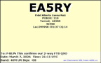 EA5RY 20260307 2111 40M FT8