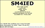 SM4IED 20251110 1940 80M FT8