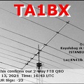 TA1BX 20240313 1643 30M FT8