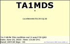 TA1MDS 20250625 1536 20M FT8