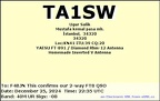 TA1SW 20241225 2235 40M FT8