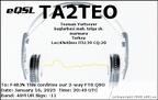 TA2TEO 20250116 2049 40M FT8