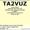 TA2VUZ 20250301 0000 40M FT8