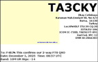 TA3CKY 20251201 0857 10M FT8