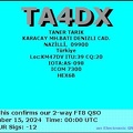 TA4DX 20241215 0000 20M FT8