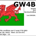 GW4BKG 20231020 2110 80M FT8