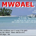 MW0AEL 20230120 0855 20M FT8
