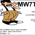 MW7TTA 20230615 0954 15M FT8