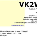 VK2WN 20250407 1951 20M FT8
