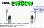 EW8CW 20230525 0913 10M FT8