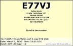 E77VJ 20230307 1551 20M FT8