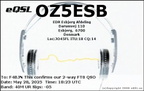 OZ5ESB 20250528 1823 40M FT8