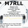 M7RLL 20230921 2004 40M FT8