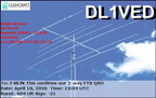 DL1VED 20260418 1303 40M FT8
