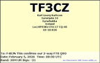 TF3CZ 20260205 0830 20M FT8