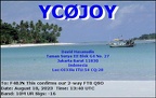 YC0JOY 20230818 1340 10M FT8