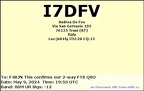 I7DFV 20240509 1955 80M FT8